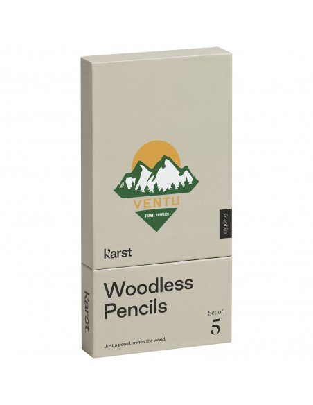 Karst® 5-pack 2B woodless graphite pencils