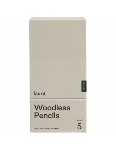 Karst® 5-pack 2B woodless graphite pencils