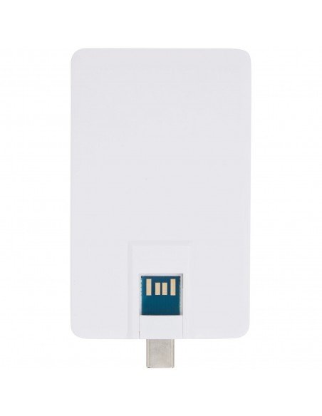Duo slim 64GB USB drive with Type-C and USB-A 3.0