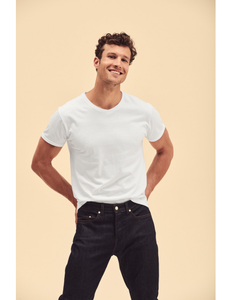 Vyriški marškinėliai su logotipu Iconic V-Neck