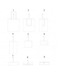 Nevada 100 g/m² cotton foldable tote bag 2