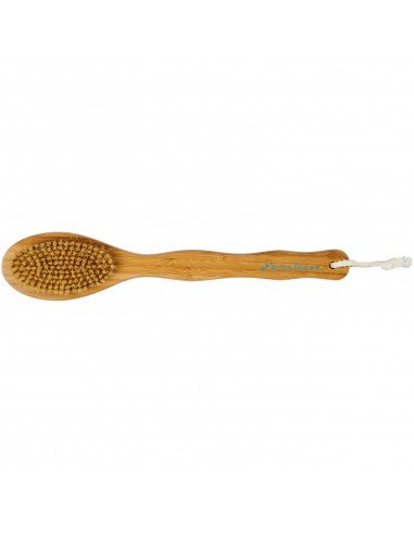 Orion 2-function bamboo shower brush and massager