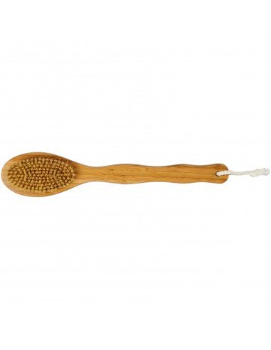 Orion 2-function bamboo shower brush and massager