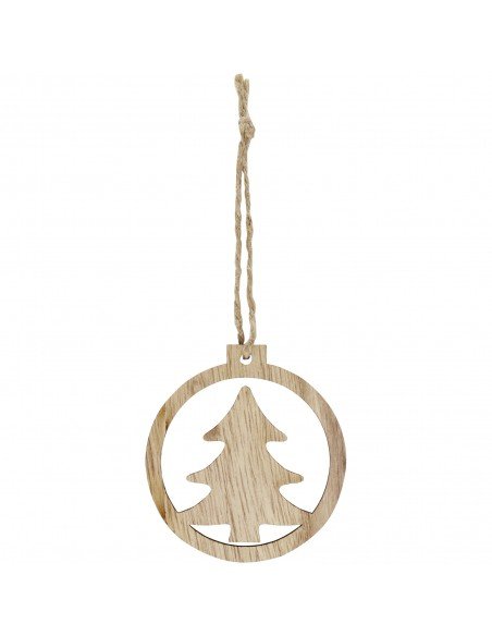 Natall wooden tree ornament