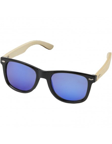 Taiyō rPET/bamboo mirrored polarized sunglasses in gift box