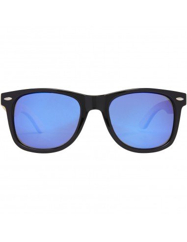 Taiyō rPET/bamboo mirrored polarized sunglasses in gift box