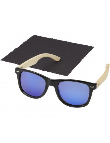 Taiyō rPET/bamboo mirrored polarized sunglasses in gift box