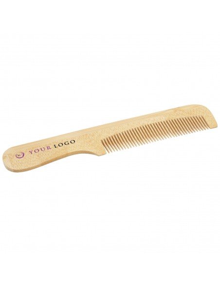 Heby bamboo comb with handle