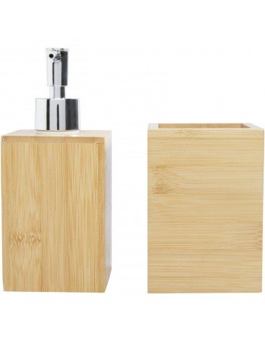 Hedon 3-piece bamboo bathroom set
