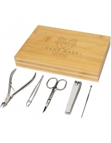 Ladia 5-piece bamboo manicure set