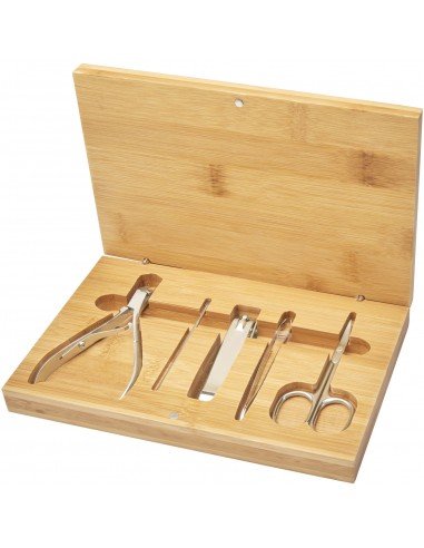 Ladia 5-piece bamboo manicure set