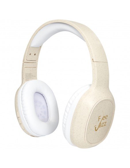 Riff wheat straw Bluetooth® headphones with microphone