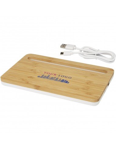 Medake 10W bamboo desktop wireless charger