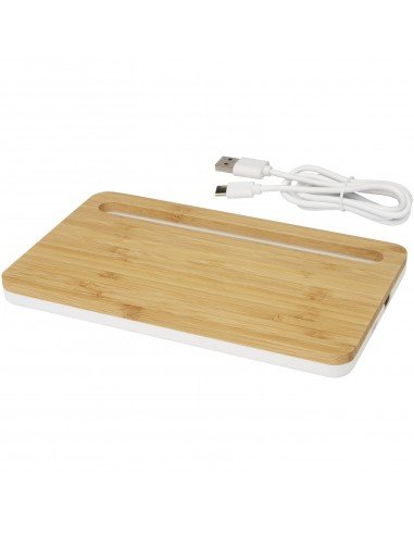 Medake 10W bamboo desktop wireless charger