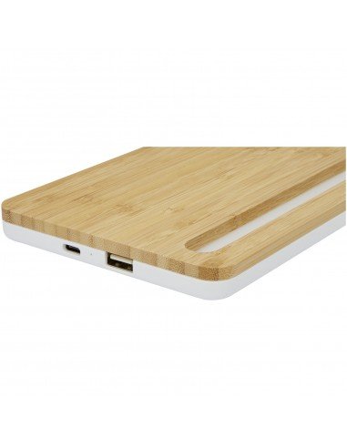 Medake 10W bamboo desktop wireless charger