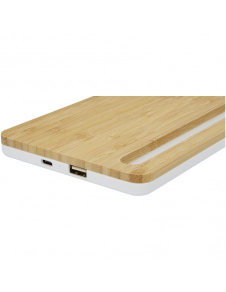 Medake 10W bamboo desktop wireless charger