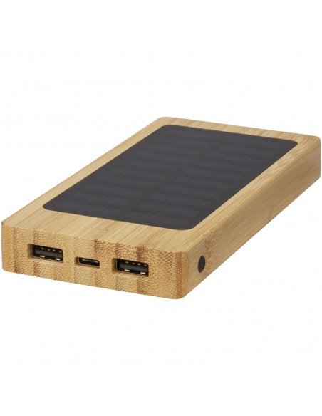 Alata 8000mAh bamboo solar power bank