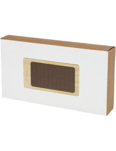 Alata 8000mAh bamboo solar power bank