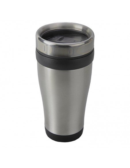 430 ml Boden insulated mug, black/silver