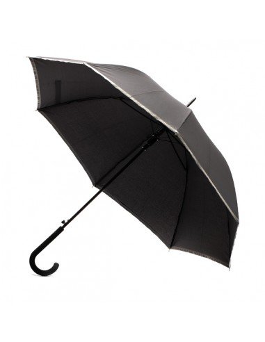 Refu umbrella with reflective tape, black