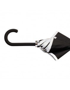 Refu umbrella with reflective tape, black 2