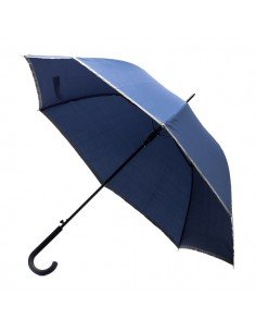 Refu umbrella with reflective tape, blue