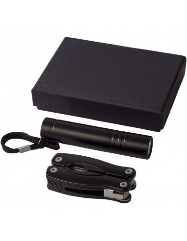 Scout multi-function knife and LED flashlight set