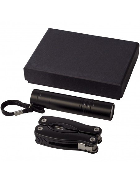 Scout multi-function knife and LED flashlight set