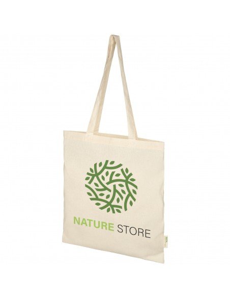 Orissa 100 g/m² GOTS organic cotton tote bag