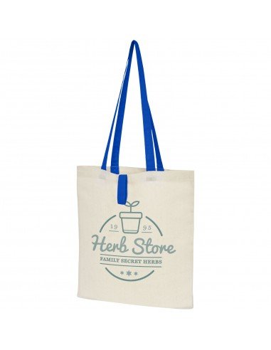 Nevada 100 g/m² cotton foldable tote bag