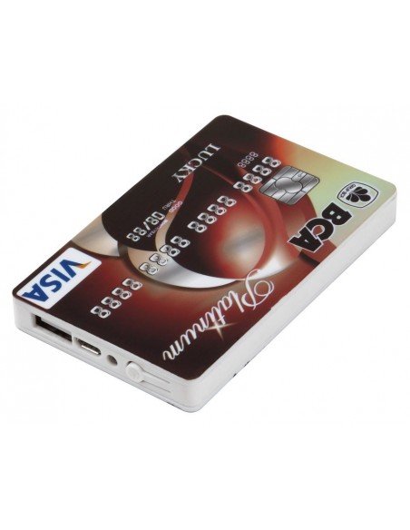 Nešiojamas įkroviklis Credit card 2000-2600 Nešiojamas įkroviklis Credit card 2000-2600