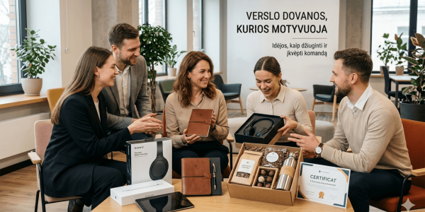 Verslo dovanos, kurios motyvuoja