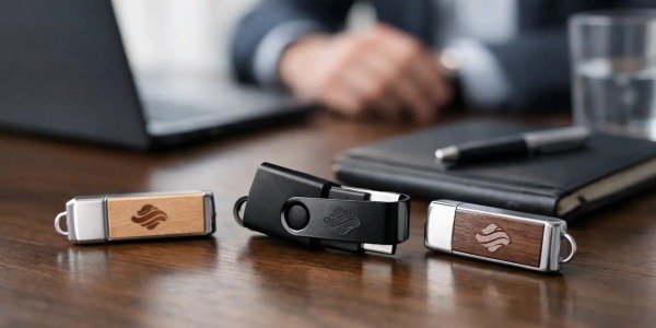 USB atmintinės su graviravimu verslui