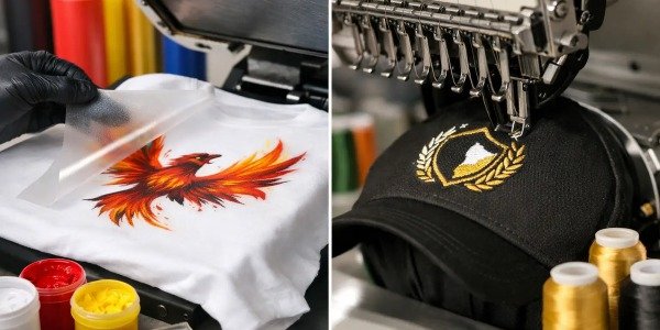 Spauda ar siuvinėjimas aprangai - ką rinktis?